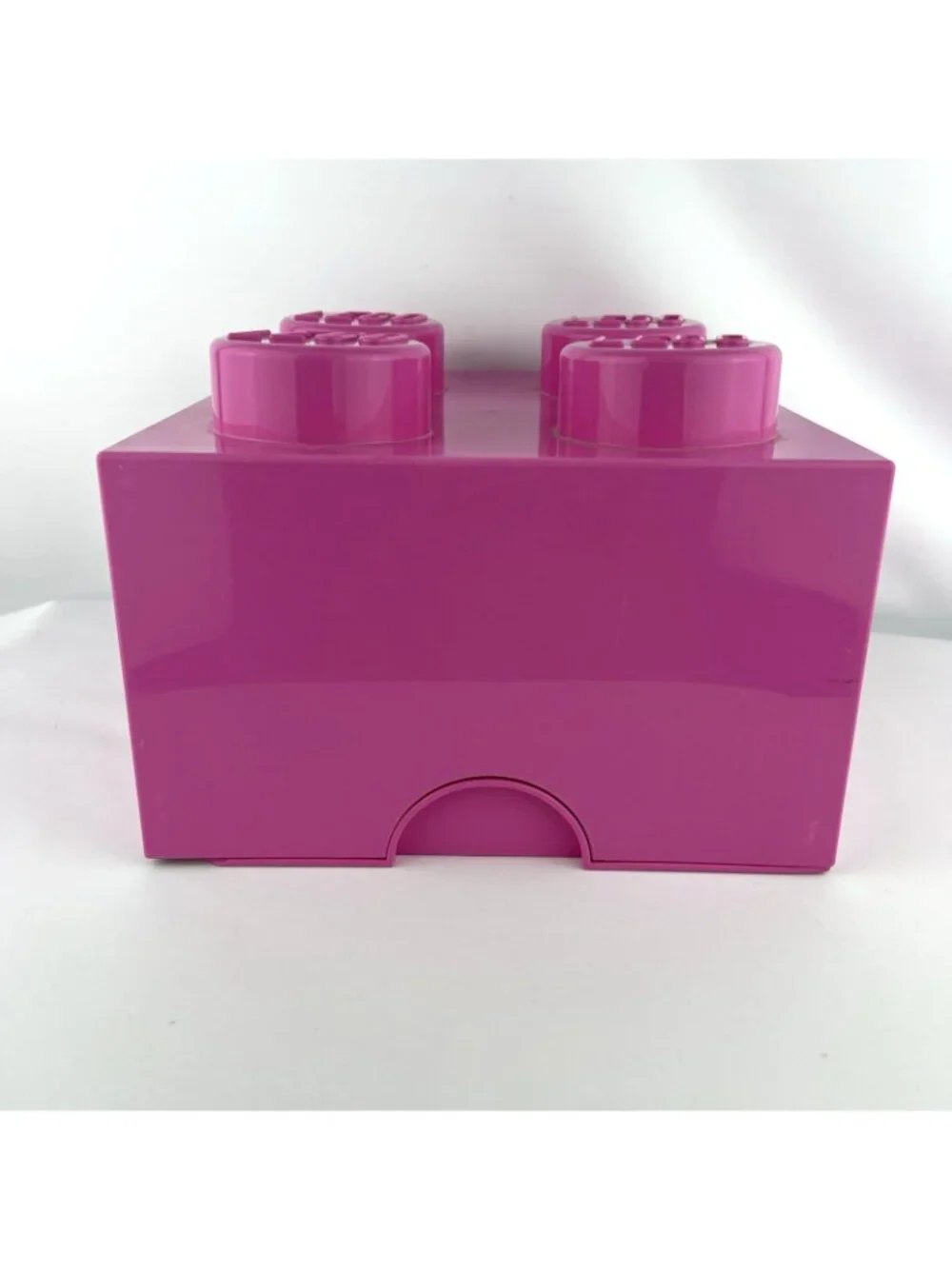 LEGO Pink Storage Brick 2x2 Cube 4 Stud Stackable Container Box #234